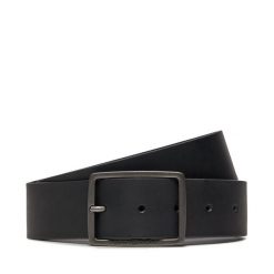 Pasek Męski Tommy Hilfiger. Czarne paski męskie Tommy Hilfiger, bez wzorów, z jeansu. Za 159.99 zł.