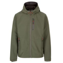 Męska Kurtka Soft Shell Marlon. Szare kurtki męskie Trespass, m, bez wzorów, z softshellu, bez kaptura, trekkingowe. Za 278.99 zł.