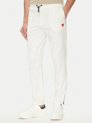 Guess Spodnie dresowe Korbin Z2BB05 FL04Q Écru Regular Fit. Spodnie dresowe męskie Guess, z aplikacjami, z dresówki. Za 304.00 zł.