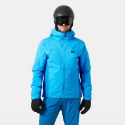 Kurtka narciarska Helly Hansen Courchevel. Niebieskie kurtki narciarskie i snowboardowe męskie Helly Hansen, na zimę, m, bez wzorów, bez kaptura, narciarskie. W wyprzedaży za 1,499.50 zł.