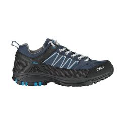 Buty trekkingowe męskie CMP Sun. Niebieskie buty trekkingowe męskie CMP, bez wzorów, z materiału, sportowe, bez obcasa, bez zapięcia. Za 299.99 zł.
