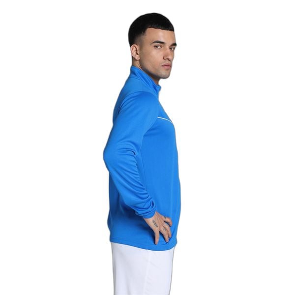 Bluza męska Puma teamRISE Training Poly Jacket niebieska. Niebieskie bluzy nierozpinane męskie Puma, m, bez wzorów, sportowe, bez ramiączek, bez kaptura. Za 149.00 zł.
