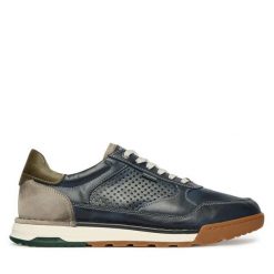 Półbuty Pikolinos. Niebieskie codzienne półbuty męskie Pikolinos, bez wzorów, bez obcasa, bez zapięcia. Za 639.99 zł.