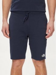 The North Face Szorty sportowe Standard NF0A3S4E Granatowy Regular Fit. Niebieskie szorty sportowe męskie The North Face, bez wzorów, z bawełny, sportowe. Za 199.99 zł.