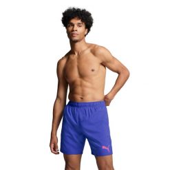 Szorty kąpielowe męskie Puma , Mid Shorts, Benjamin Blue. Niebieskie kąpielówki męskie Puma, l, bez wzorów. Za 173.99 zł.