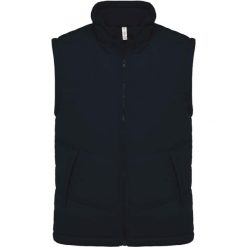 Kurtka puchowa bez rękawów Kariban Doublé Polaire. Niebieskie kurtki męskie KARIBAN, m, bez wzorów, z puchu, bez ramiączek, bez kaptura. Za 218.00 zł.