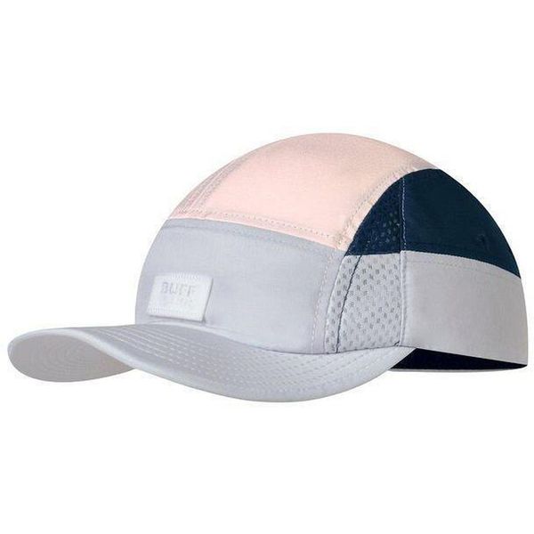 Czapka z daszkiem biegowa unisex Buff 5 Panels Light Grey ochrona UV. Szare czapki męskie Buff, bez wzorów, sportowe. W wyprzedaży za 76.46 zł.