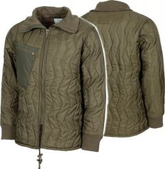 Kurtka męska MFH Kurtka Pikowana Bundeswehr MFH - Oliwkowa, Rip Stop, Zamek Błyskawiczny 5XL. Zielone kurtki męskie MFH, m, bez wzorów, bez ramiączek, bez kaptura. Za 199.00 zł.