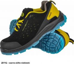 BCHARPOON-P S1PS SR FO - Półbuty męskie ze skóry zamszowej HARPOON kompozytowy podnosek podeszwa antypoślizgowa, olejoodporna, antyelektrostatyczna ME. Eleganckie półbuty męskie Reis, ze skóry, bez obcasa, bez zapięcia. Za 236.85 zł.