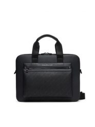 Tommy Hilfiger Torba na laptopa Th Monogram Computer Bag AM0AM13835 Czarny. Czarne torby na laptopa męskie Tommy Hilfiger, bez wzorów, ze skóry. Za 669.99 zł.
