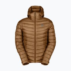 Kurtka ocieplana męska SCOTT Insuloft Tech Primaloft Hoody. Brązowe kurtki męskie Scott, m, bez wzorów, z puchu, sportowe, bez ramiączek, bez kaptura. Za 589.99 zł.