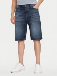 HUGO Szorty jeansowe Skate 50534641 Granatowy Straight Fit. Niebieskie szorty męskie Hugo, bez wzorów, z bawełny. Za 249.99 zł.