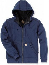 Bluza Carhartt Wind Fighter Sweatshirt Navy. Niebieskie bluzy nierozpinane męskie Carhartt, m, bez wzorów, bez ramiączek, bez kaptura. Za 409.17 zł.