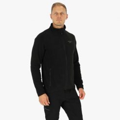 Bluza polarowa turystyka męska Swedemount Tromsö Fleece. Czarne bluzy z polaru męskie SWEDEMOUNT, m, bez wzorów, z polaru, sportowe, bez ramiączek, bez kaptura. Za 169.99 zł.