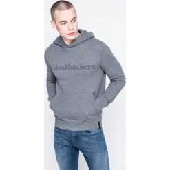 Calvin Klein Jeans - Bluza. Szare bluzy nierozpinane męskie Calvin Klein Jeans, z nadrukiem, z bawełny. W wyprzedaży za 349.90 zł.