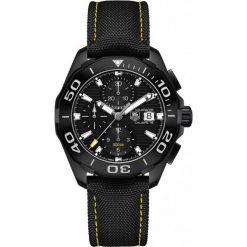 ZEGAREK TAG HEUER AQUARACER CAY218A.FC6361. Czarne zegarki męskie TAG HEUER, z koronki, ceramiczne. Za 16,590.00 zł.