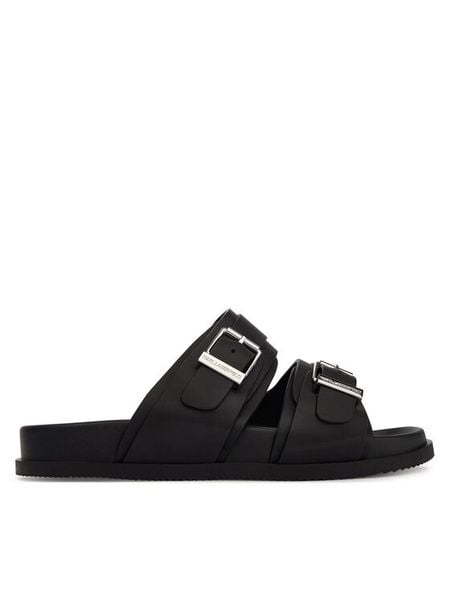 KARL LAGERFELD Klapki Kaden KL72106 Czarny. Czarne klapki i japonki męskie KARL LAGERFELD, bez wzorów, ze skóry. Za 779.99 zł.
