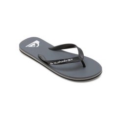 Klapki dla Mężczyzn MOLOKAI CORE. Szare klapki i japonki męskie Quiksilver, bez wzorów, z gumy. Za 89.99 zł.