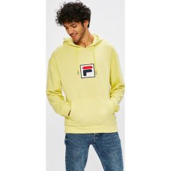 Fila - Bluza. Szare bluzy nierozpinane męskie Fila, z aplikacjami, z bawełny. W wyprzedaży za 279.90 zł.