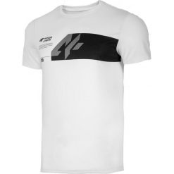 T-shirt męski TSM202 - biały. T-shirty męskie marki 4f. Za 29.99 zł.