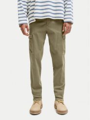 Jack & Jones Spodnie materiałowe Stace Arthur 12282388 Khaki Regular Fit. Brązowe spodnie na co dzień męskie Jack & Jones, bez wzorów, z bawełny. Za 249.99 zł.