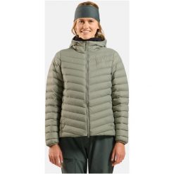 Kurtka puchowa Odlo Jacket insulated X-ALP PACKABLE DOWN. Szare kurtki męskie Odlo, bez wzorów, z puchu, sportowe, bez ramiączek, bez kaptura. Za 1,169.99 zł.