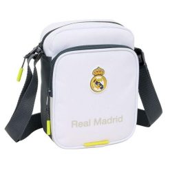 Real Madryt saszetka na ramię mini shoulder bag biała. Białe saszetki męskie Real Madrid, bez wzorów, sportowe, na ramię. Za 99.00 zł.