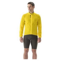 Kurtka wodoodporna Mavic Cosmic H2O. Żółte kurtki męskie MAVIC, bez wzorów, bez kaptura, rowerowe. Za 733.05 zł.