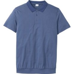 Shirt polo ze specjalnym krojem na wys. brzucha bonprix indygo. Koszulki polo męskie bonprix. Za 44.99 zł.