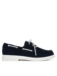 KARL LAGERFELD Półbuty Kori KL21422 Granatowy. Niebieskie codzienne półbuty męskie KARL LAGERFELD, bez wzorów, ze skóry, bez obcasa, bez zapięcia. Za 969.99 zł.