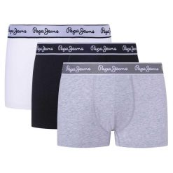 Bokserki Pepe Jeans (x3). Szare bokserki męskie Pepe Jeans, m, bez wzorów, z jeansu. Za 161.25 zł.