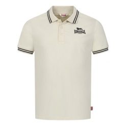 Polo Lonsdale Rhodes. Brązowe koszulki polo męskie Lonsdale, m, bez wzorów, bez kołnierzyka, bez ramiączek. Za 208.00 zł.