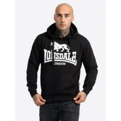 Bluza z kapturem Lonsdale Go Sport 2. Czarne bluzy z kapturem męskie Lonsdale, m, bez wzorów, z kapturem. Za 247.15 zł.