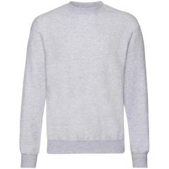 Klasyczna Bluza Rozpinana Dla Dorosłych Unisex. Szare bluzy rozpinane męskie Fruit of the Loom, m, bez wzorów, klasyczne, bez ramiączek, bez kaptura. Za 80.99 zł.