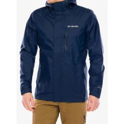 Kurtka przeciwdeszczowa Columbia Pouring Adventure III Jacket. Niebieskie kurtki męskie Columbia, m, bez wzorów, sportowe, bez ramiączek, bez kaptura. Za 412.45 zł.