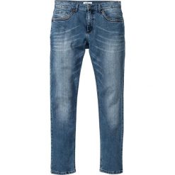 Dżinsy ze stretchem Slim Fit Straight bonprix niebieski "used". Jeansy męskie marki bonprix. Za 109.99 zł.