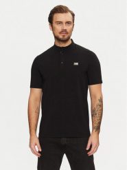 KARL LAGERFELD Polo 745089 551221 Czarny Regular Fit. Czarne koszulki polo męskie KARL LAGERFELD, m, bez wzorów, z bawełny, bez kołnierzyka, bez ramiączek. Za 279.99 zł.