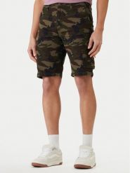 Quiksilver Szorty materiałowe Crucial Battle Cargo EQYWS03881 Khaki Regular Fit. Brązowe szorty męskie Quiksilver, bez wzorów, z bawełny. Za 259.99 zł.