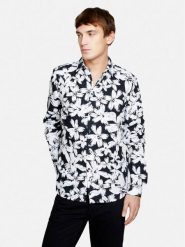 Sisley Koszula 5YH7SQ030 Kolorowy Regular Fit. Koszule męskie Sisley, m, bez wzorów, z bawełny, bez kołnierzyka, bez ramiączek. Za 159.99 zł.