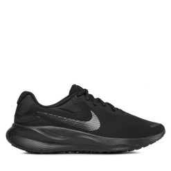 Buty do biegania Nike. Czarne buty do biegania męskie Nike, bez wzorów, bez zapięcia, do biegania, nike revolution. Za 219.99 zł.