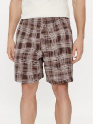 Adidas Szorty sportowe Reveal Allover Print HM4949 Brązowy Regular Fit. Brązowe szorty sportowe męskie ADIDAS, bez wzorów, z bawełny, sportowe. Za 279.99 zł.