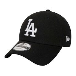 Czapka Z Daszkiem Unisex Dla Dorosłych 9Forty League Essential Los Angeles. Czarne czapki męskie New Era, bez wzorów, sportowe. Za 171.99 zł.