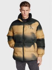 Calvin Klein Jeans Kurtka zimowa J30J321970 Beżowy Oversize. Brązowe kurtki męskie Calvin Klein Jeans, na zimę, m, bez wzorów, z jeansu, bez ramiączek, bez kaptura. Za 1,399.00 zł.