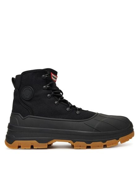 Hunter Trapery HFRM0053251 Czarny. Czarne buty zimowe męskie Hunter, bez wzorów, z syntetyku, bez obcasa, bez zapięcia. Za 409.99 zł.