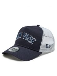 New Era Czapka z daszkiem Team Script Trucker Nyy 60364216 Czarny. Czarne czapki męskie New Era, bez wzorów, z bawełny. Za 109.99 zł.