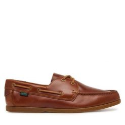 Półbuty Clarks. Brązowe codzienne półbuty męskie Clarks, bez wzorów, bez obcasa, bez zapięcia. Za 389.99 zł.