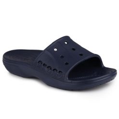 Klapki męskie sportowe Crocs Baya II SLIDE. Niebieskie klapki i japonki męskie Crocs, bez wzorów. W wyprzedaży za 99.00 zł.