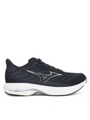 Mizuno Buty do biegania Wave Rider 28 Wide J1GC2404 Czarny. Czarne buty do biegania męskie Mizuno, bez wzorów, z materiału, bez zapięcia, do biegania. Za 479.99 zł.
