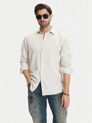 G-Star Raw Koszula Clean D25196-D454 Écru Regular Fit. Białe koszule męskie G-Star Raw, m, bez wzorów, z bawełny, bez kołnierzyka, bez ramiączek. Za 299.99 zł.