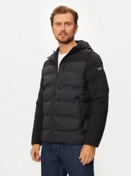 KARL LAGERFELD Kurtka puchowa 505029 544596 Czarny Regular Fit. Czarne kurtki męskie KARL LAGERFELD, m, bez wzorów, z puchu, bez ramiączek, bez kaptura. Za 1,009.00 zł.